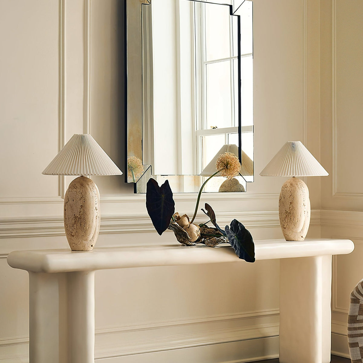 Lampa stołowa Travertine Eursolir