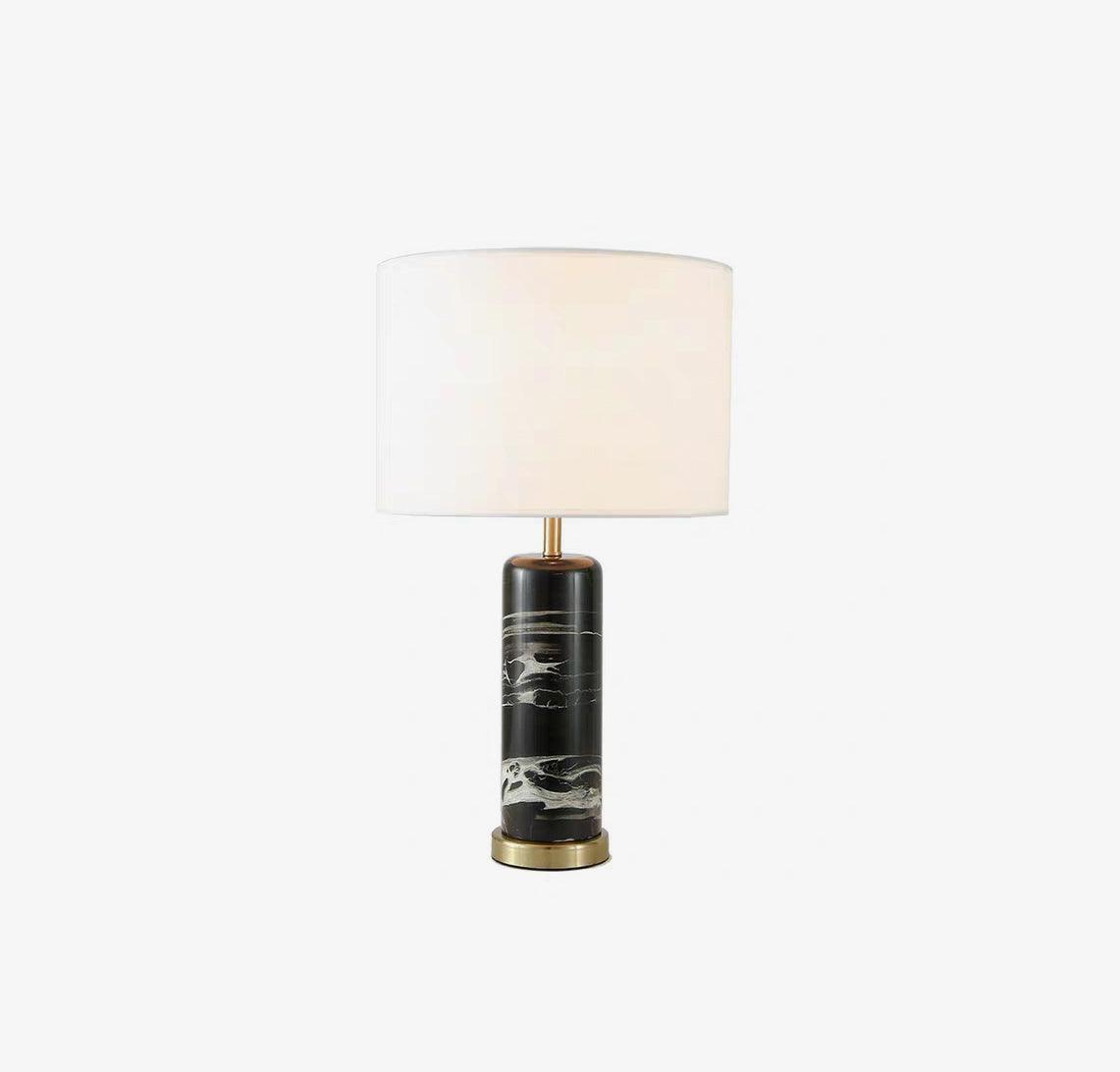 Aclo nowoczesna lampa stołowa z marmuru