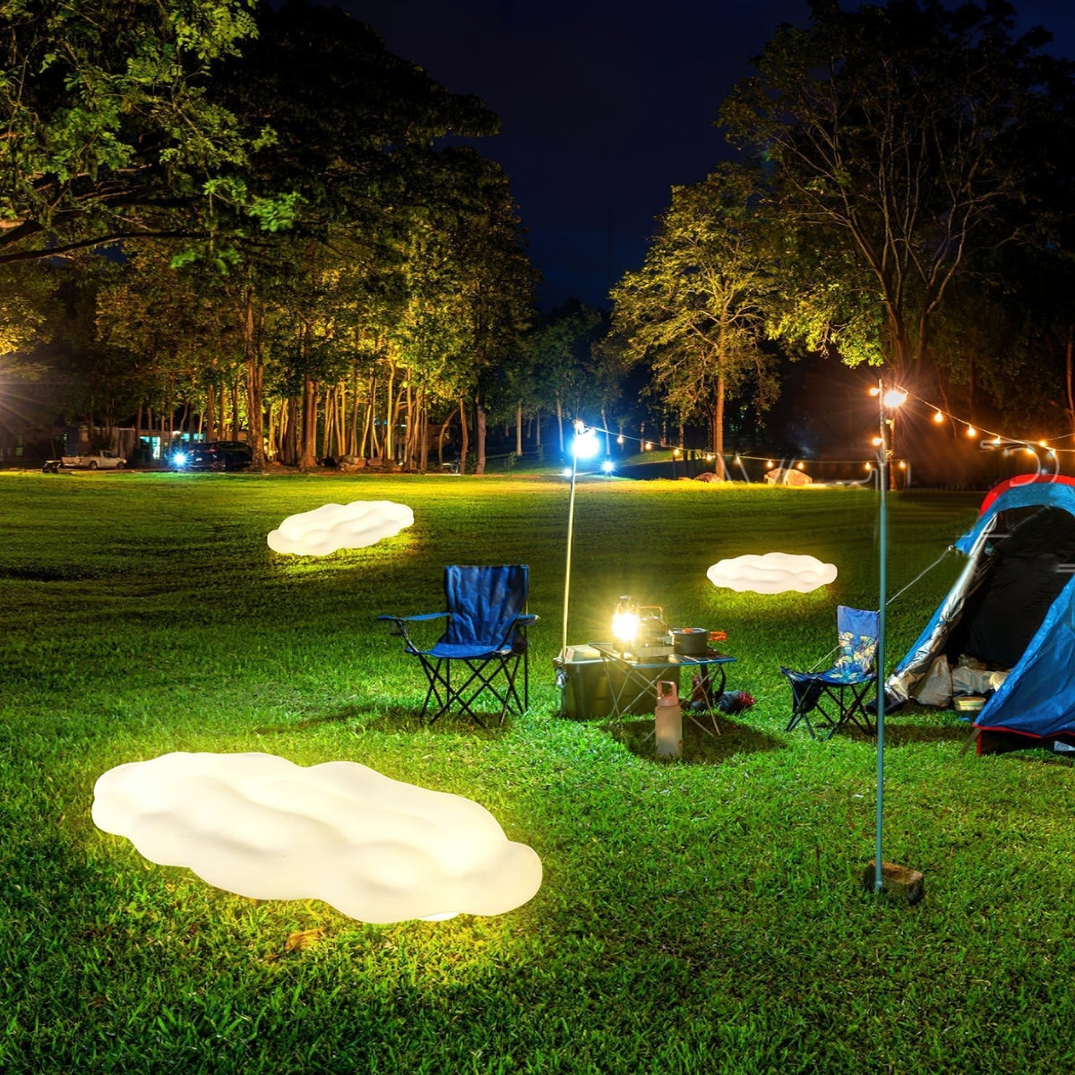 Ulphaion Elegance Cloud zewnętrzna lampa stojąca