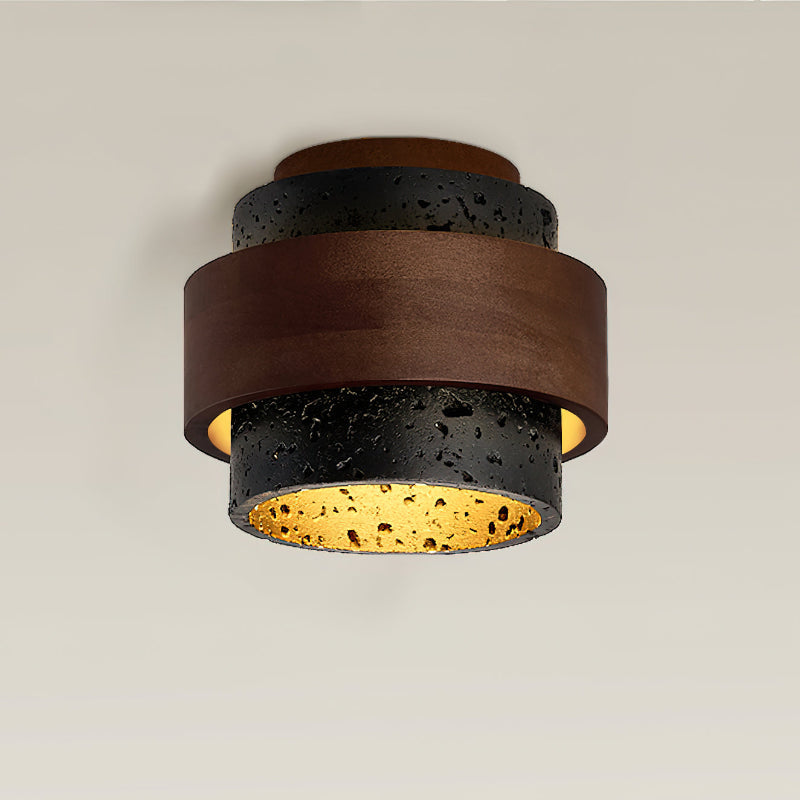 Ciemny Travertine lampa sufitowa