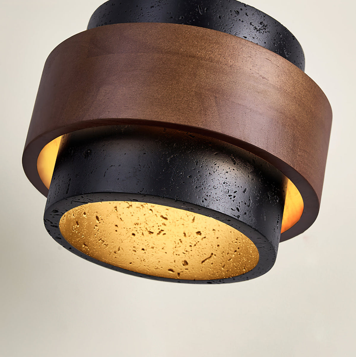 Ciemny Travertine lampa sufitowa