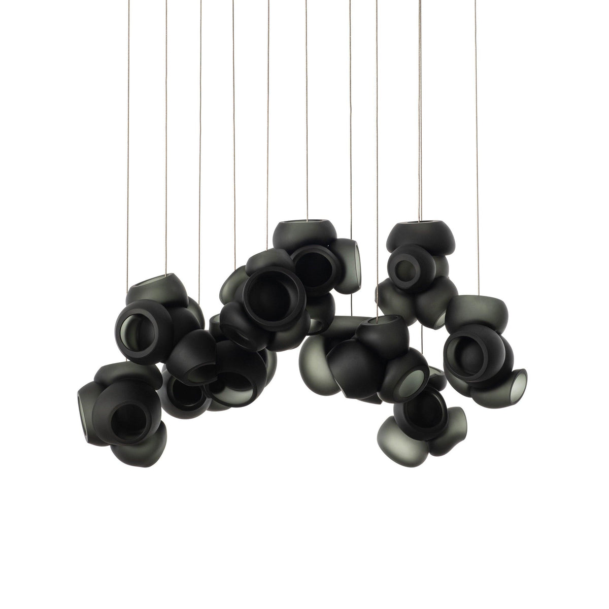 Ursa Bubbles Cluster lampa wisząca ze szkła
