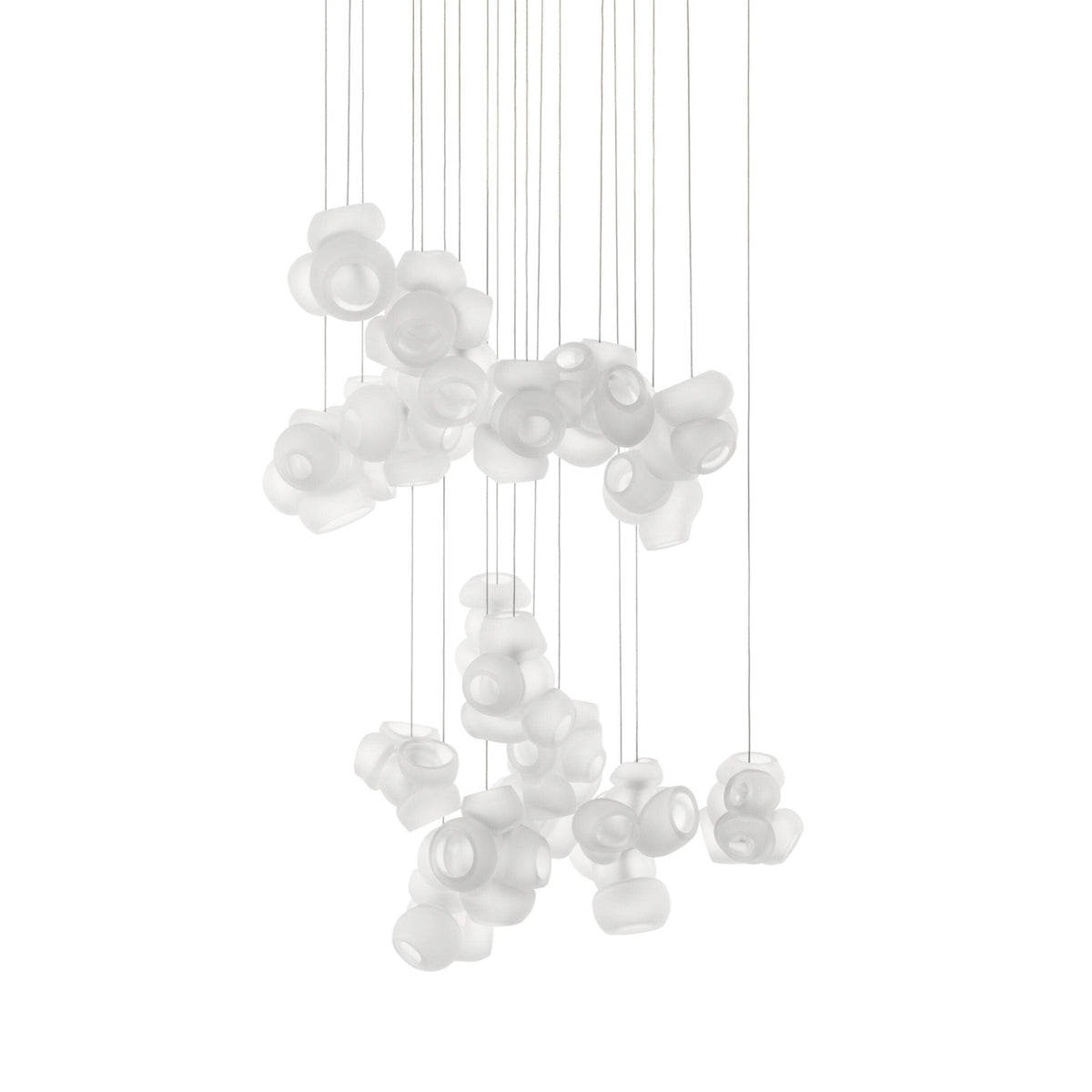 Ursa Bubbles Cluster lampa wisząca ze szkła