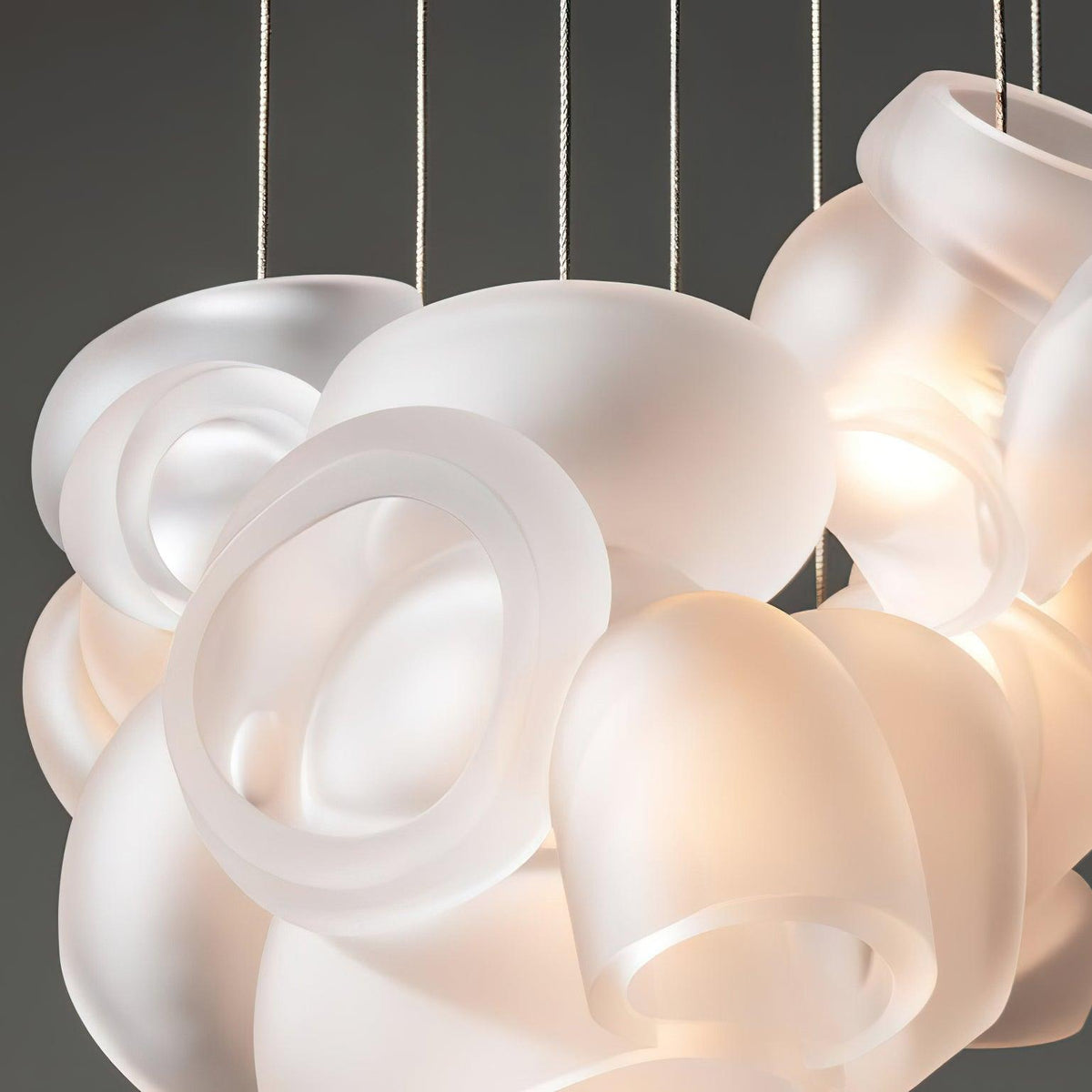 Ursa Bubbles Cluster lampa wisząca ze szkła