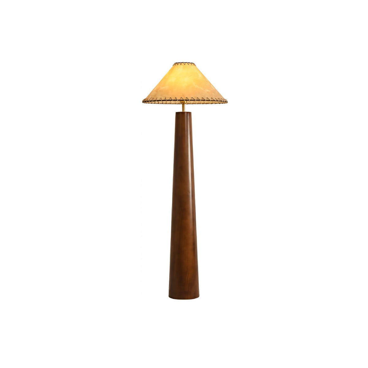 Syleelia drewniana kolumnowa lampa podłogowa
