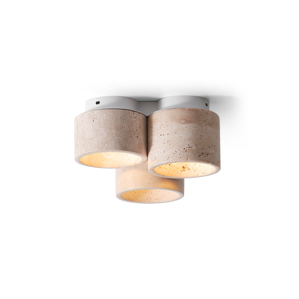 Lampa sufitowa Ritta 3 głowica Travertyn