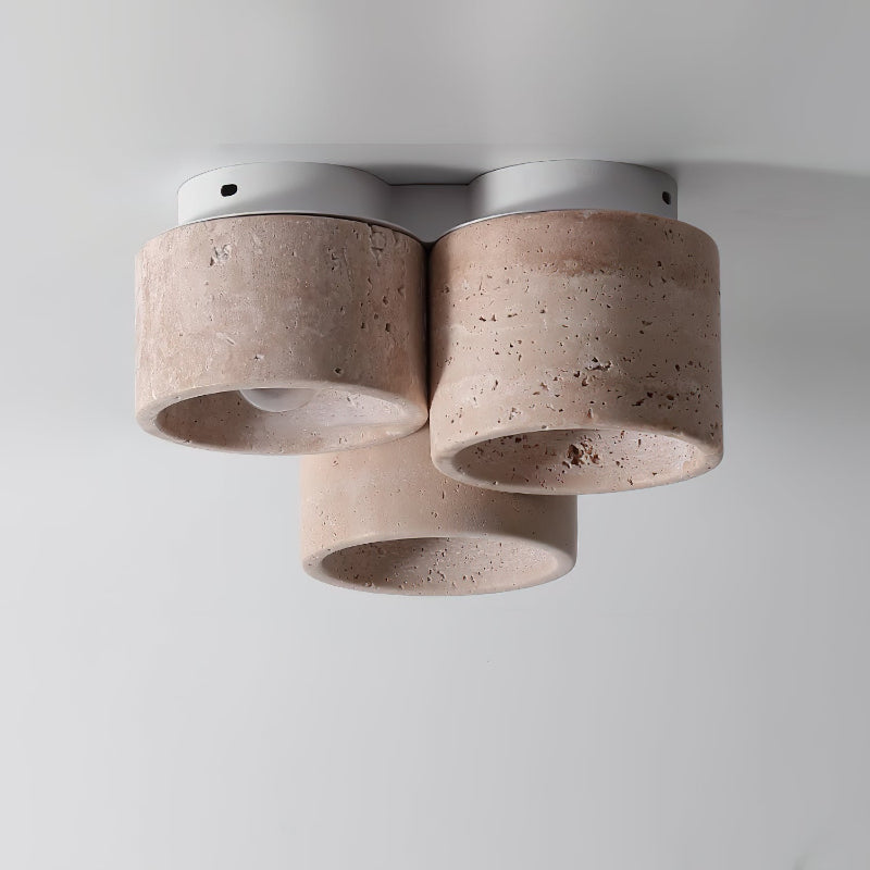 Lampa sufitowa Ritta 3 głowica Travertyn