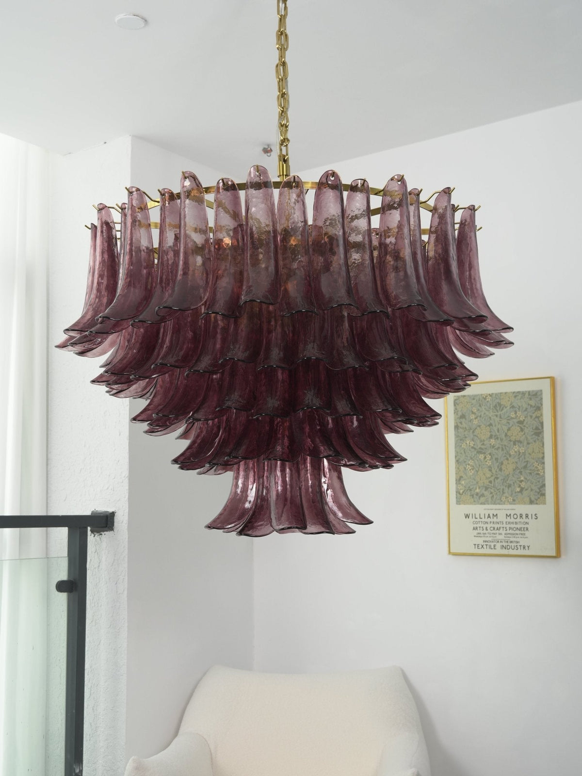 Amethyst Bloom żyrandol