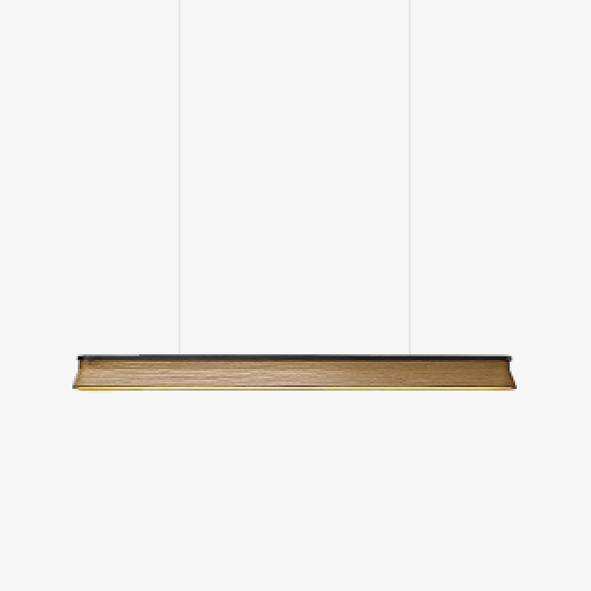 Aldeette lampa wisząca drewniana belka minimalistyczna