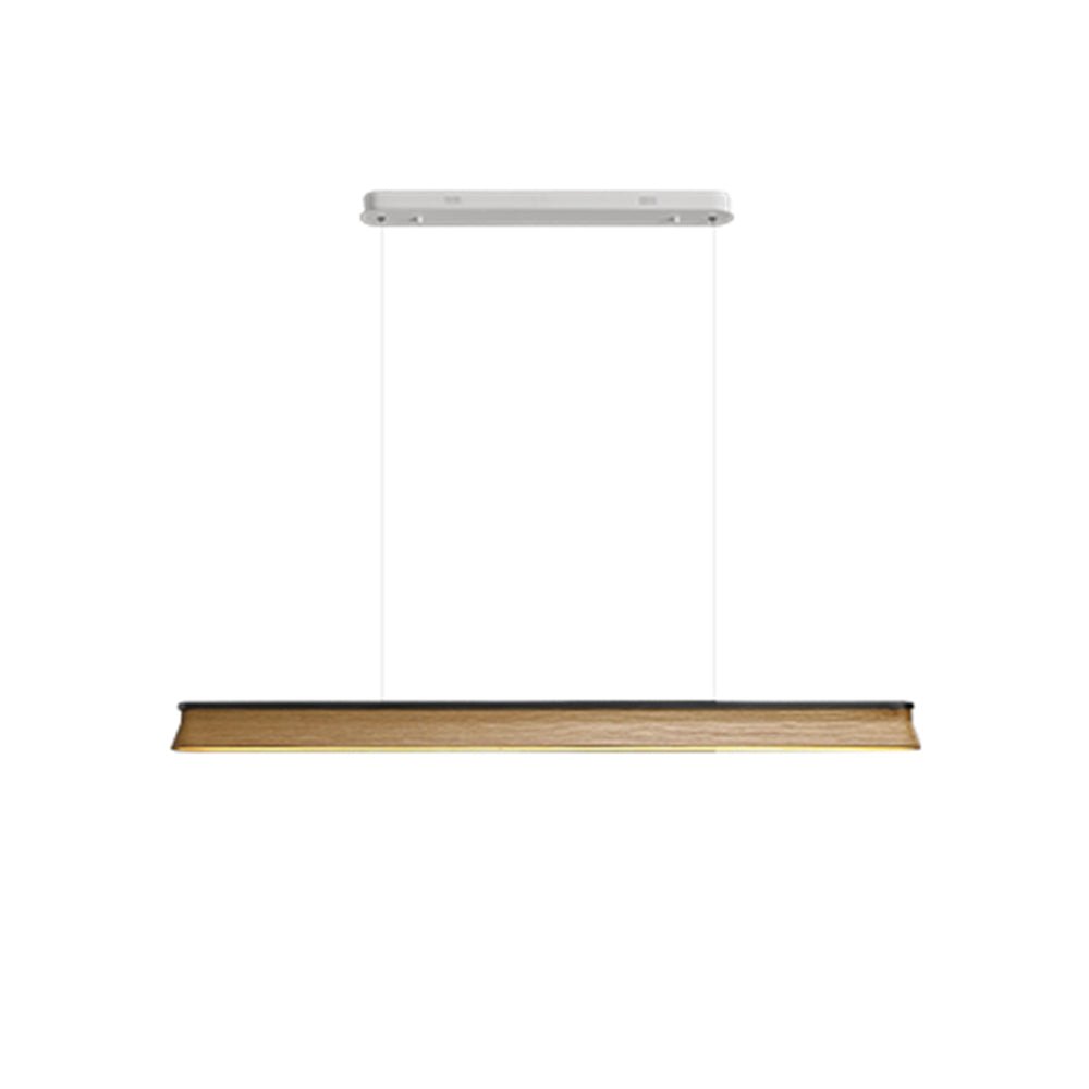 Aldeette lampa wisząca drewniana belka minimalistyczna