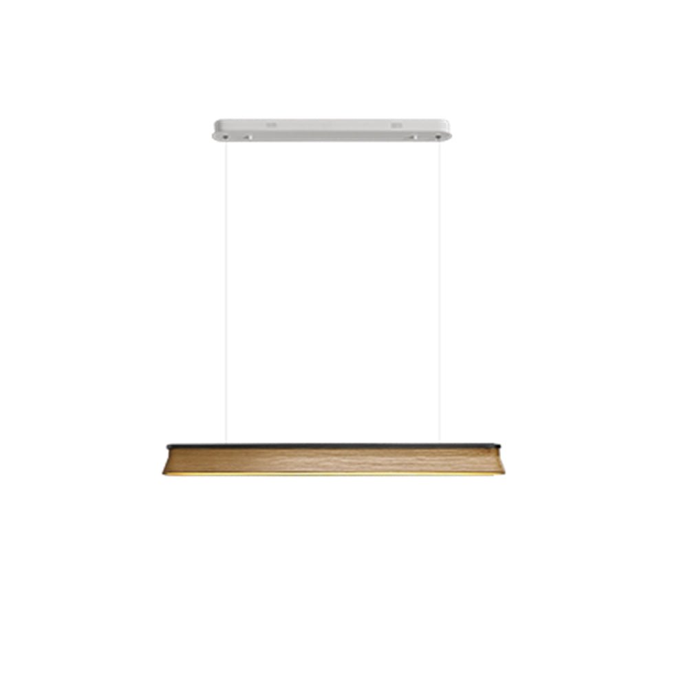 Aldeette lampa wisząca drewniana belka minimalistyczna