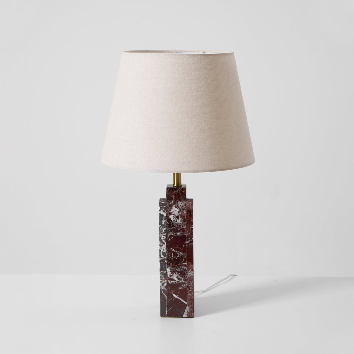 Jovix nowoczesna lampa stołowa z marmuru