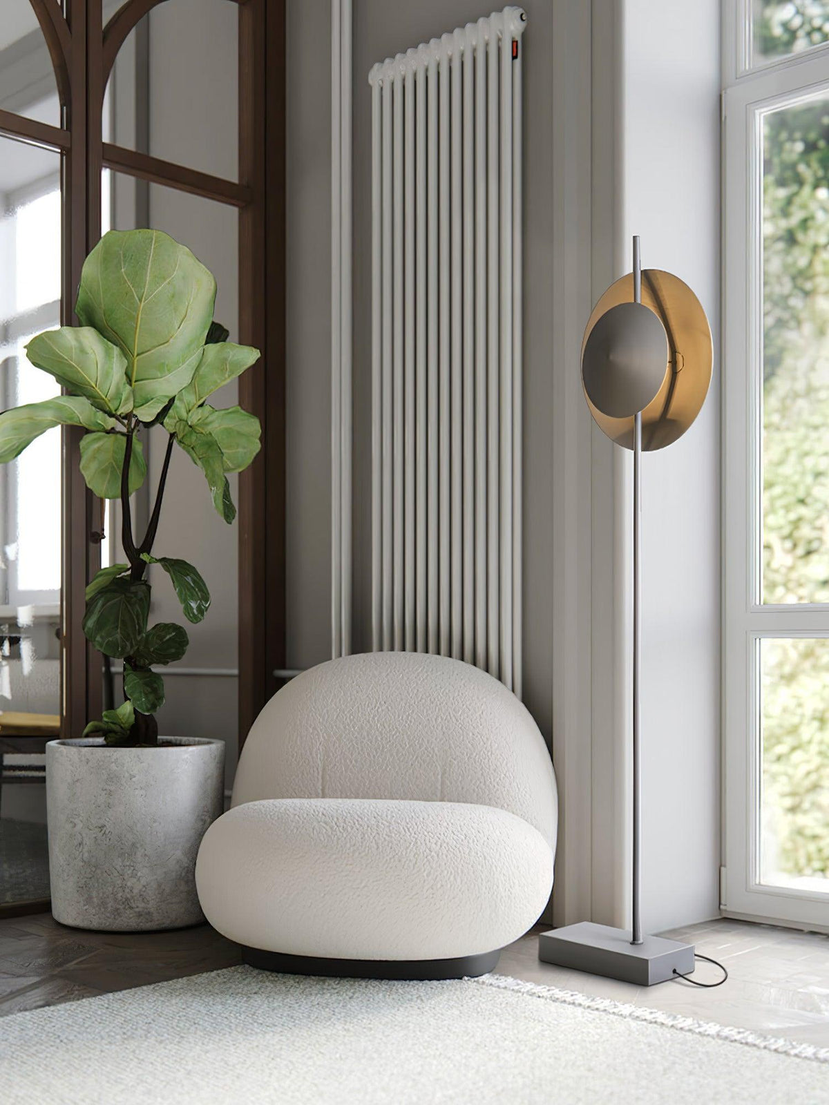 Circalla dwutonowa lampa stojąca