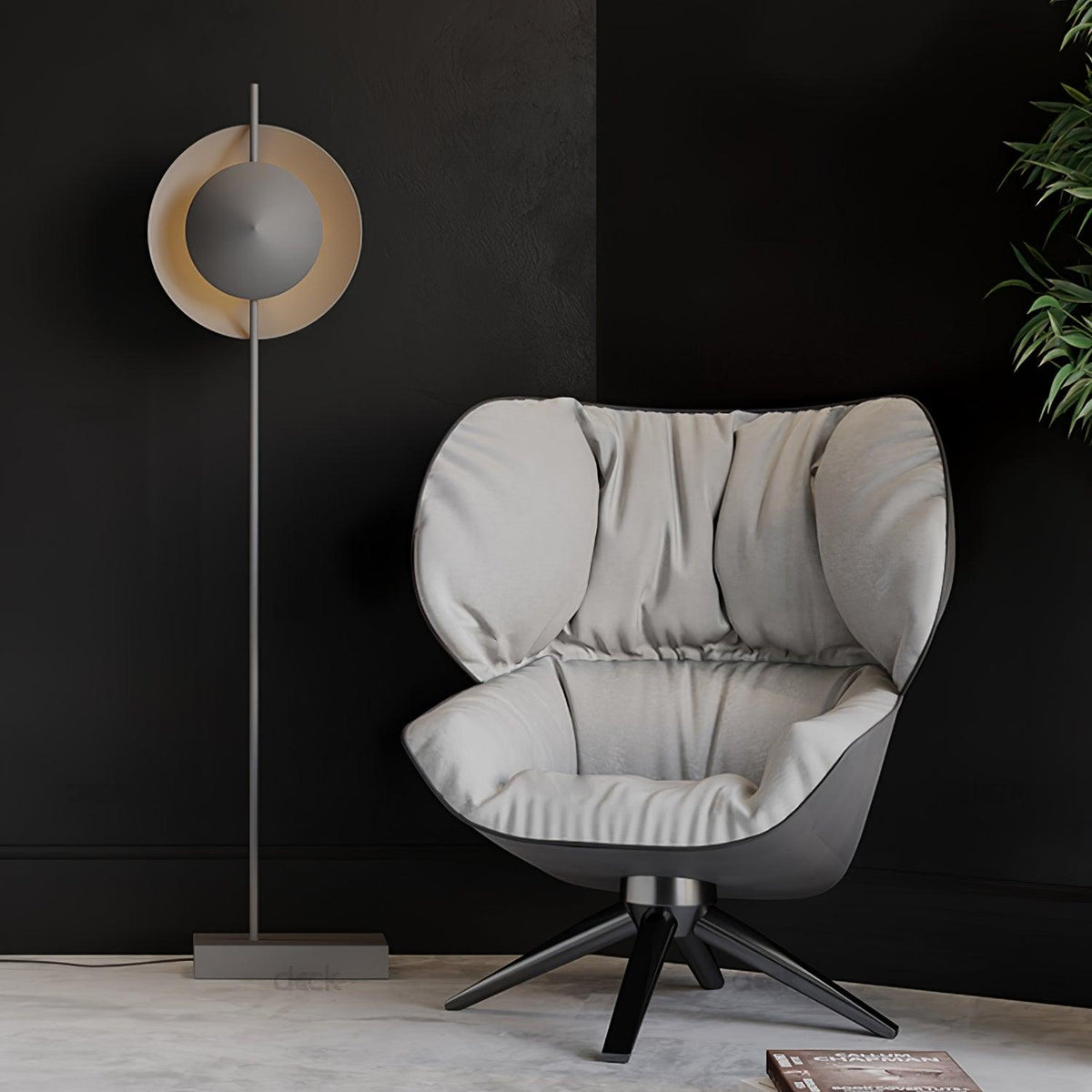Circalla dwutonowa lampa stojąca