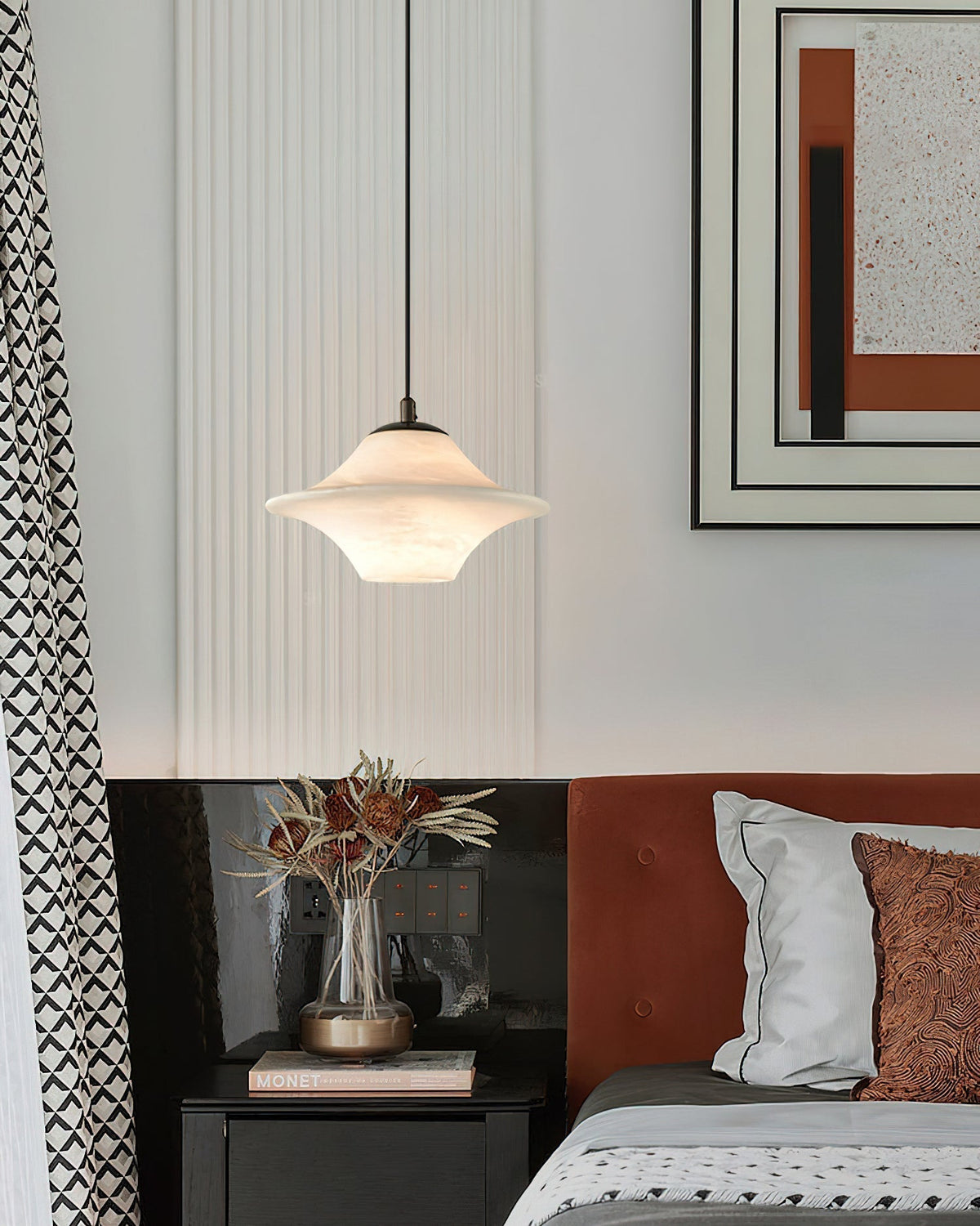 Alabrielle Alabaster lampa wisząca