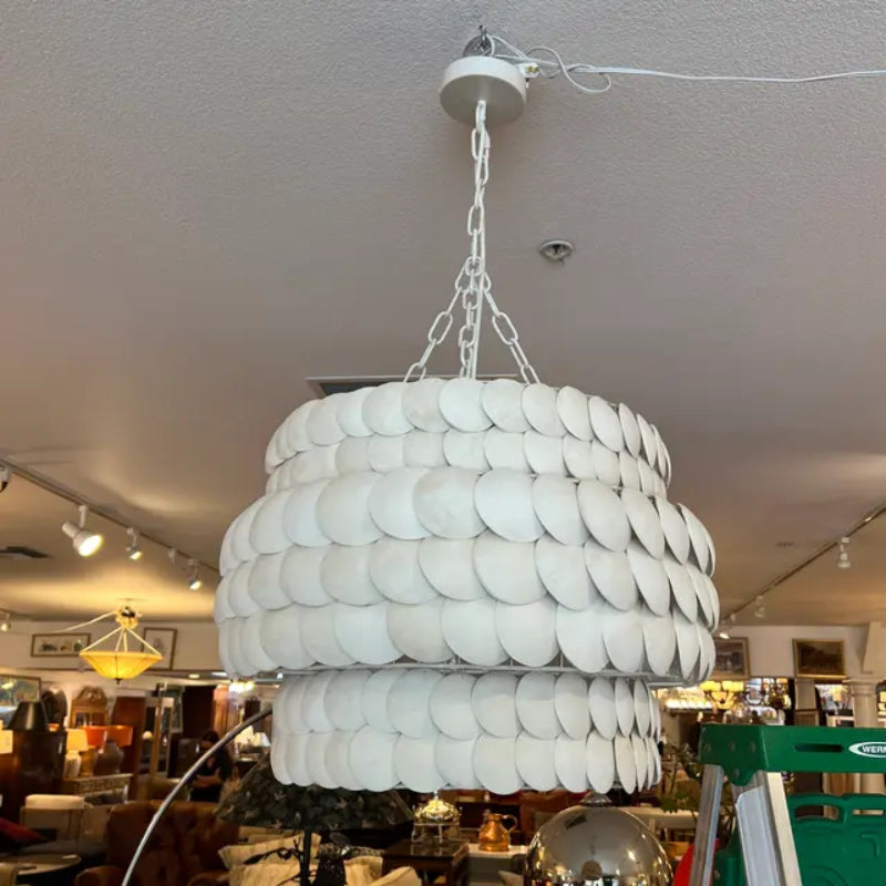 Valentina vintage design lampa wisząca kremowy metal salon/jadalnia