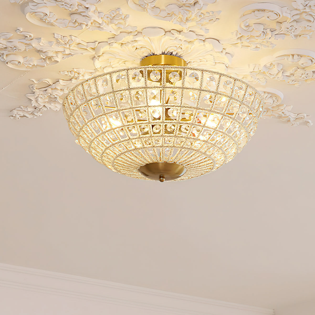 Luxelelle żyrandol sufitowy z kryształu