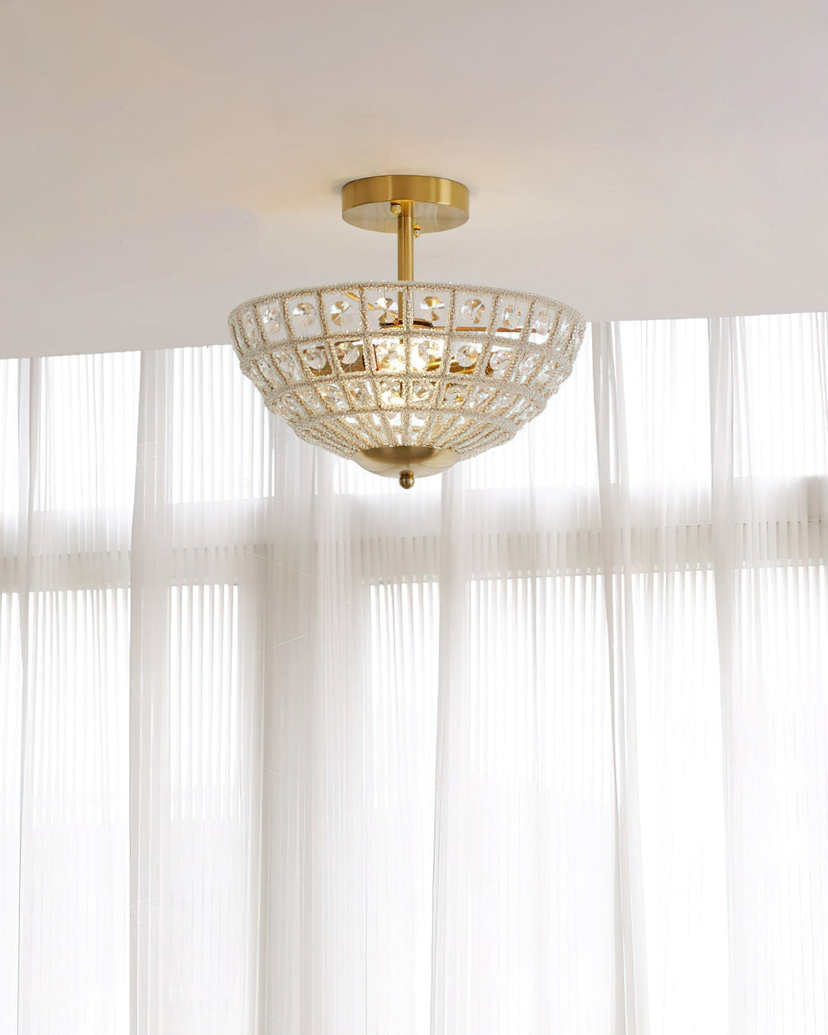 Luxelelle żyrandol sufitowy z kryształu