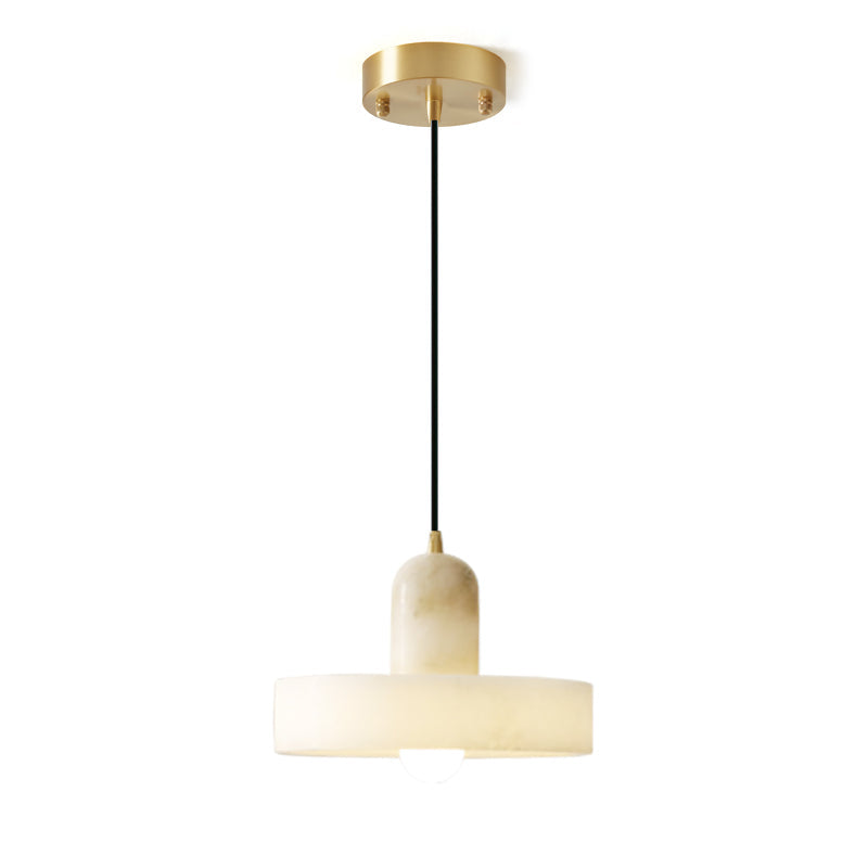 Lampa wisząca Luste Disc Orb Alabaster