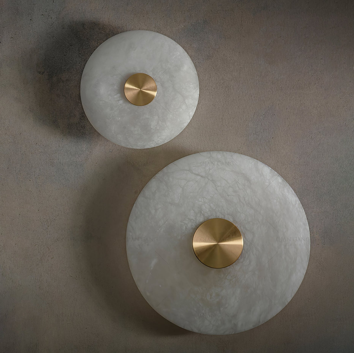 Selina minimalistyczna lampa sufitowa w alabastrze