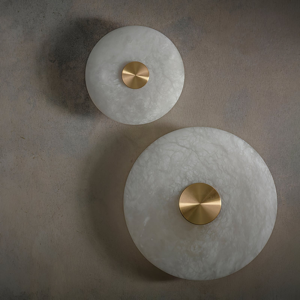Selina minimalistyczna lampa sufitowa w alabastrze