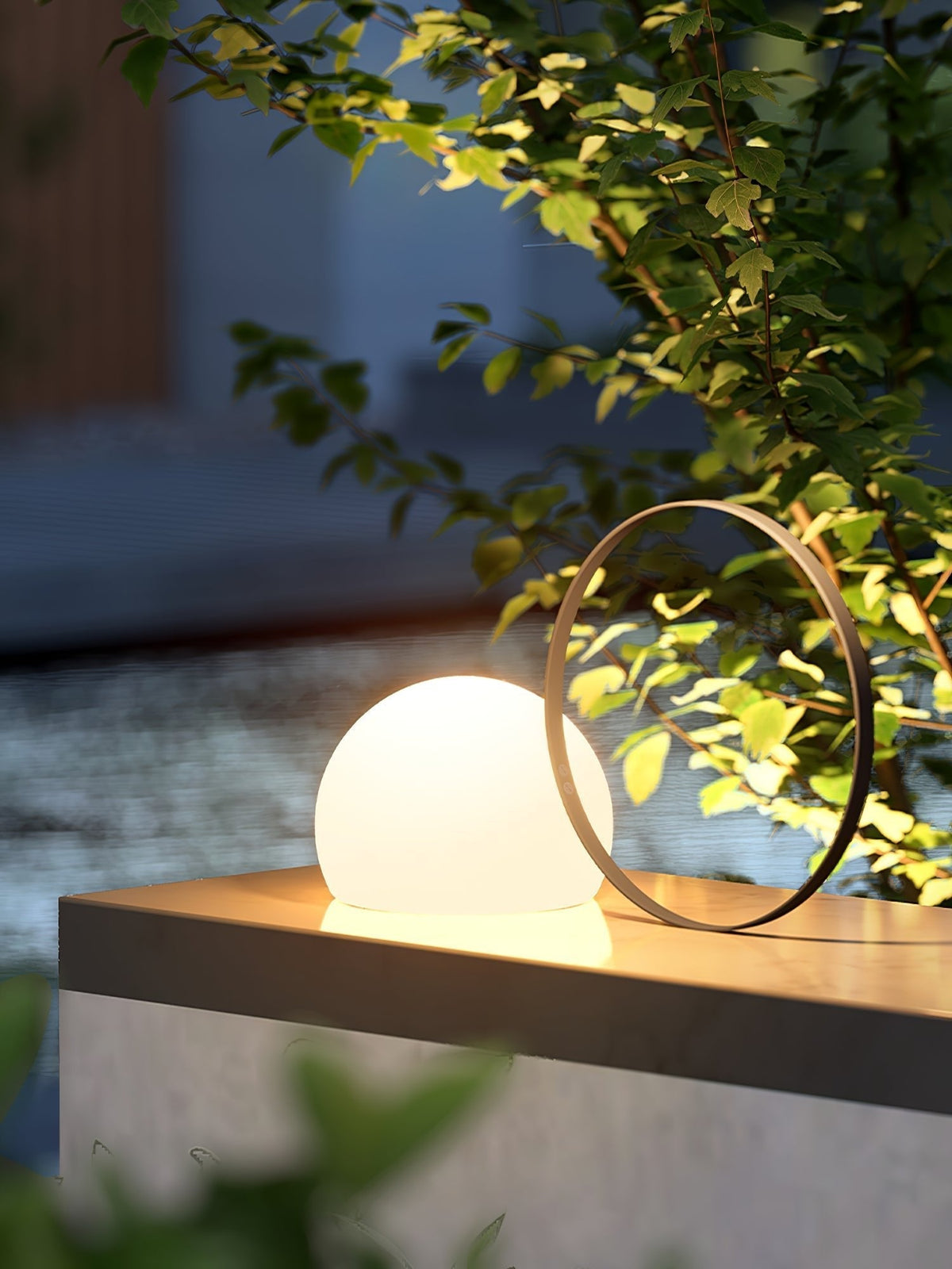 Cooper minimalistyczna lampa stołowa