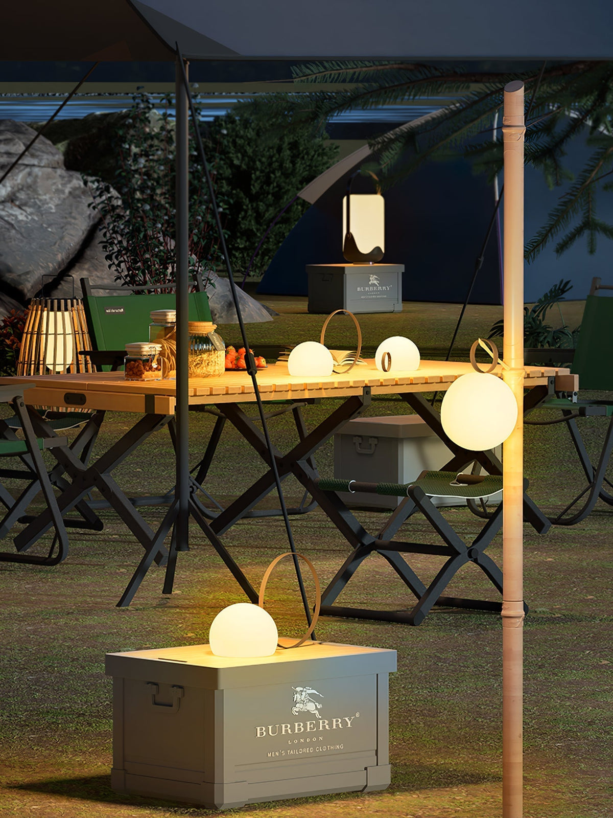 Cooper minimalistyczna lampa stołowa