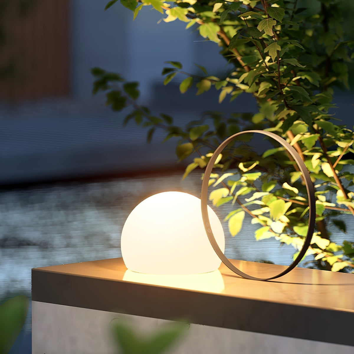 Cooper minimalistyczna lampa stołowa