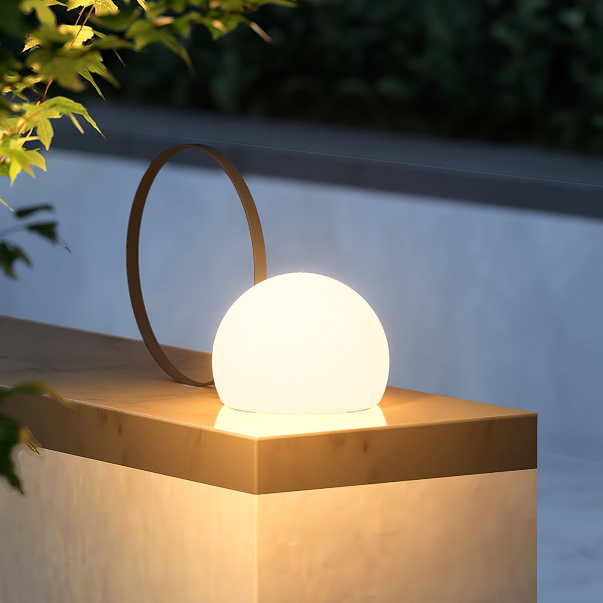 Cooper minimalistyczna lampa stołowa