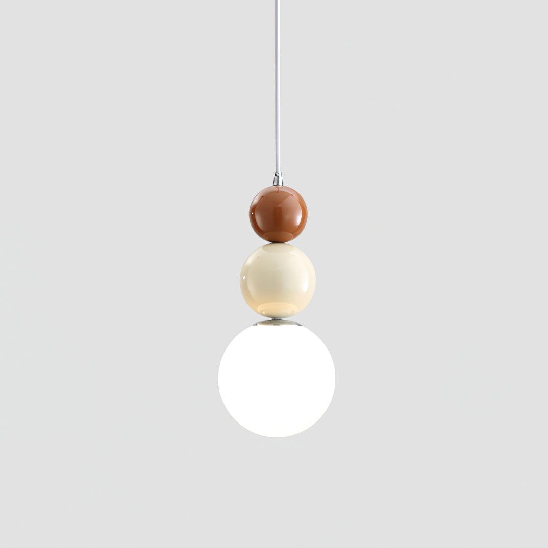 Lunetta Stacked lampa wisząca z kolorowymi sferami