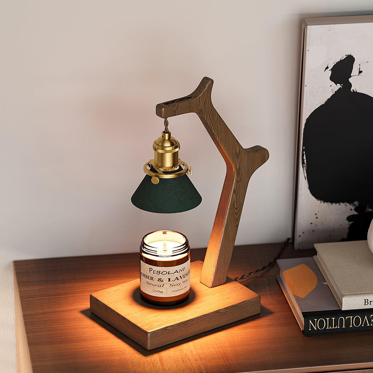 Lampa stołowa Craman ze szkła
