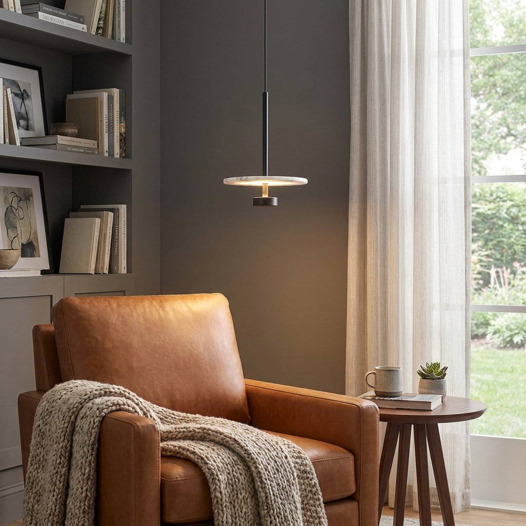 Jorrencombe Lampa wisząca alabastrowa