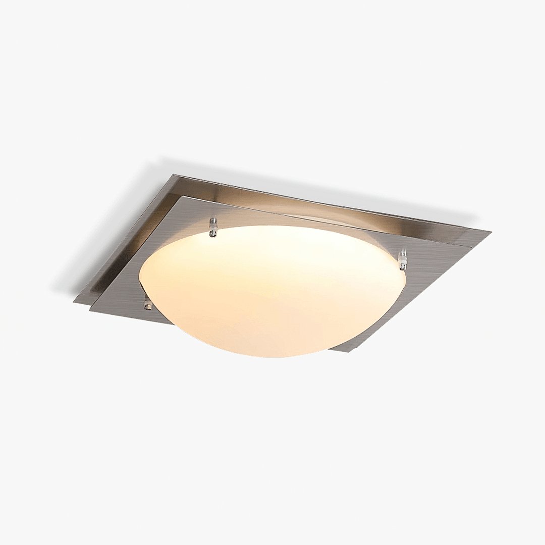 Vane nowoczesna lampa sufitowa ze szkła i stali