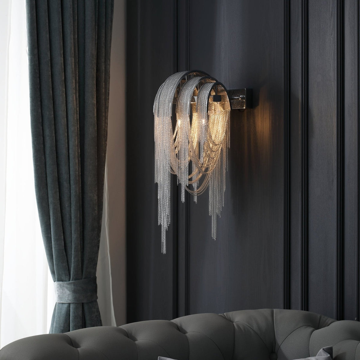 Kinkiet Postmodern Luxury Tassel Chains