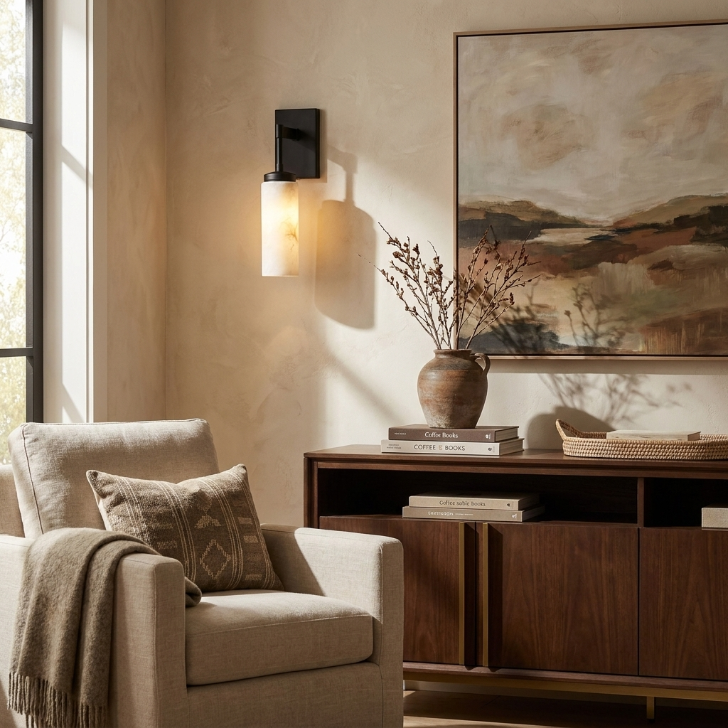Mardenstone Kinkiet z alabastru