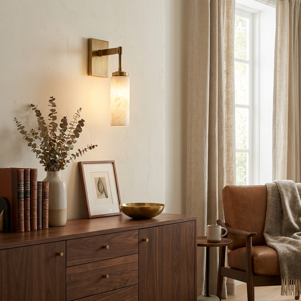 Mardenstone Kinkiet z alabastru