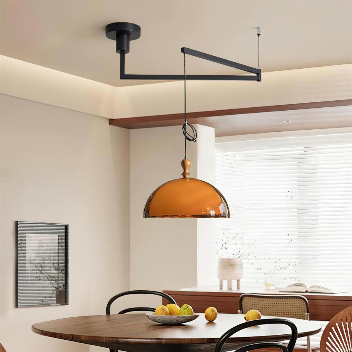 Lampa wisząca Vika z ramieniem obrotowym