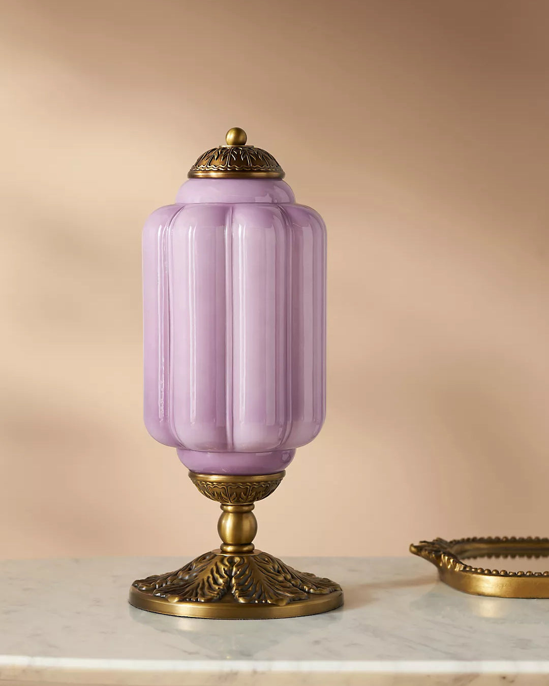 Lampa stołowa Eudora ze szkła