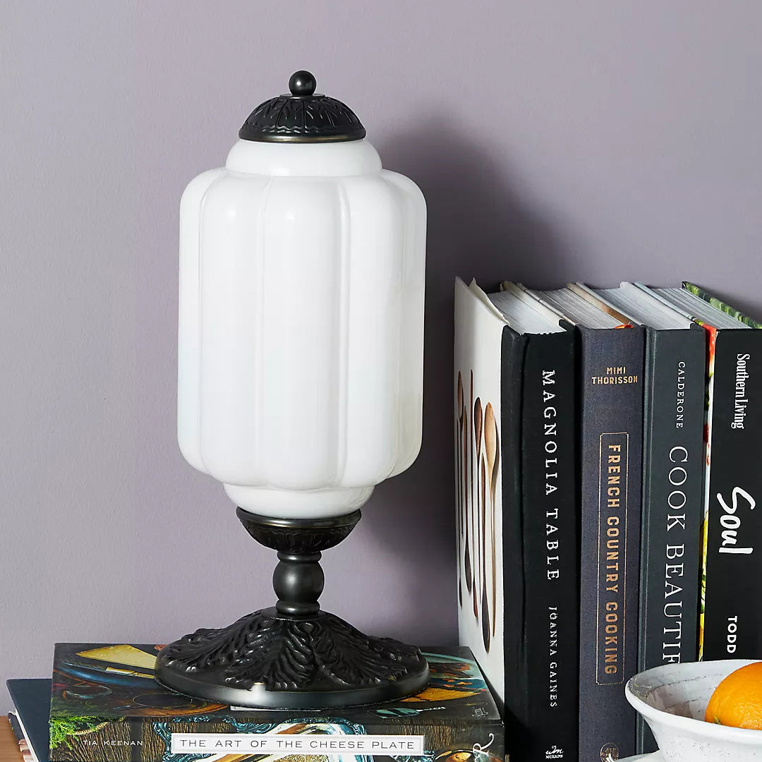 Lampa stołowa Eudora ze szkła