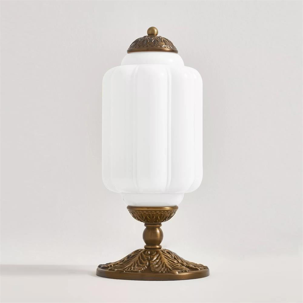 Lampa stołowa Eudora ze szkła