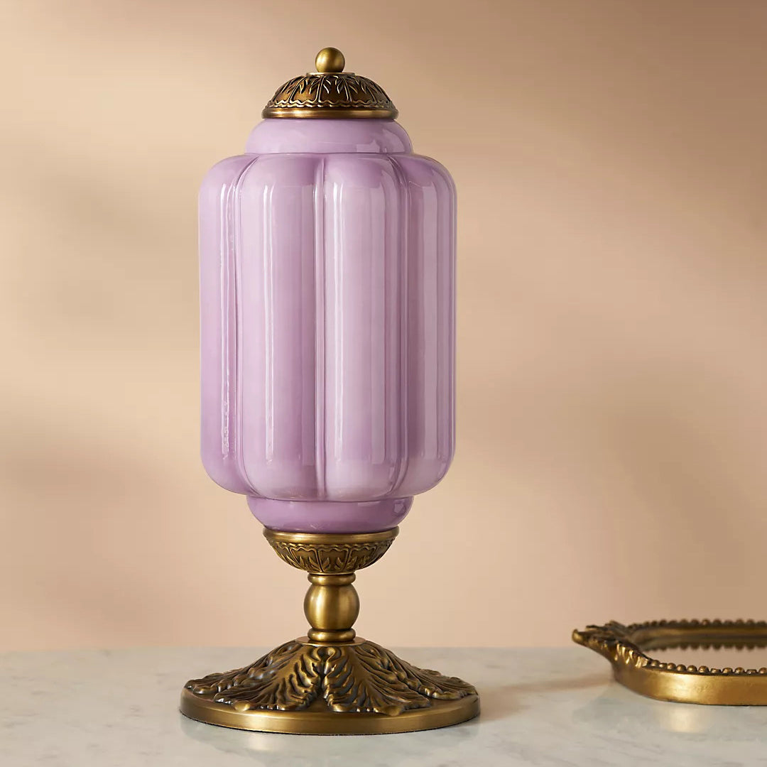 Lampa stołowa Eudora ze szkła