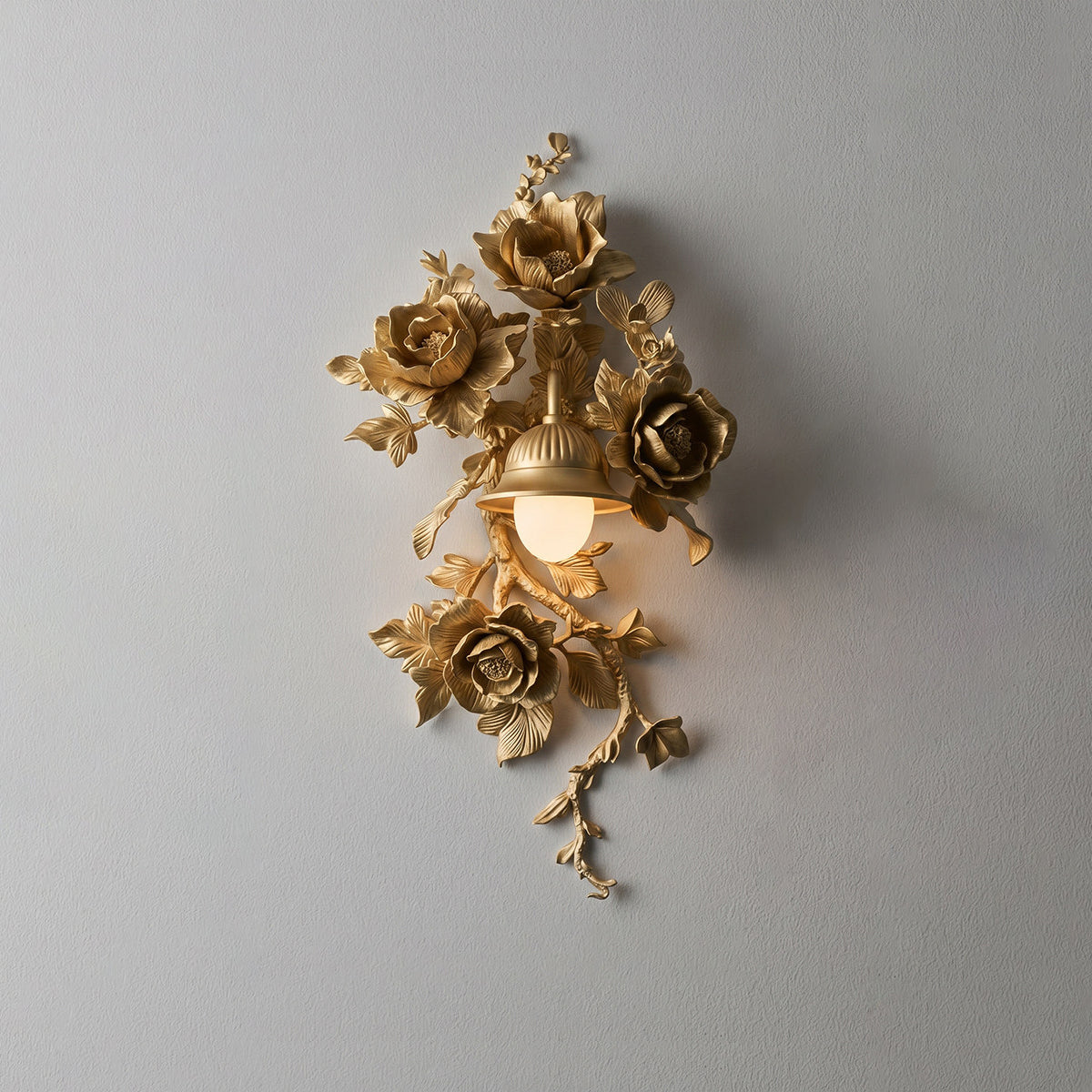 Gilded kinkiet ścienny