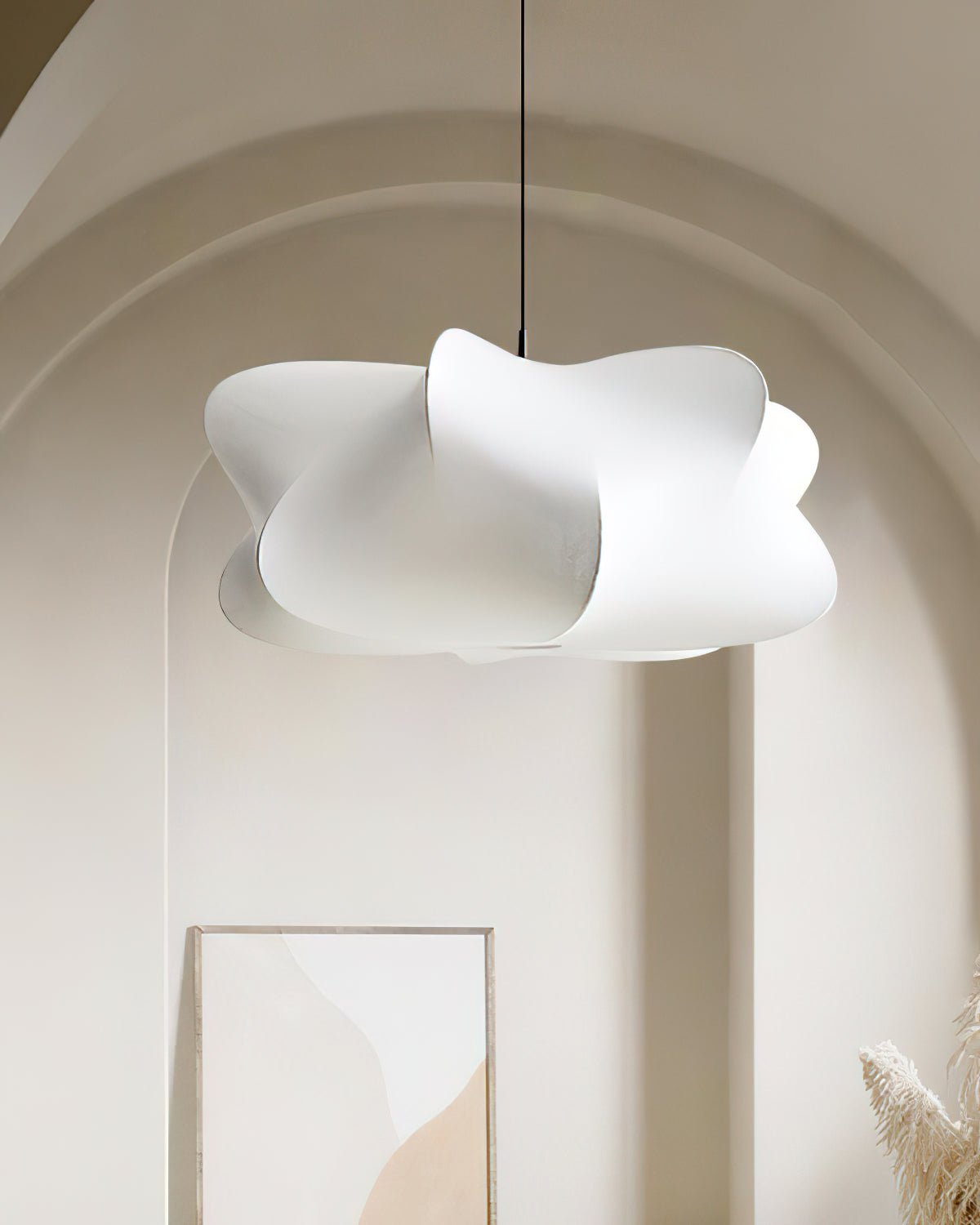Luxe Silk nowoczesna lampa wisząca z jedwabiu