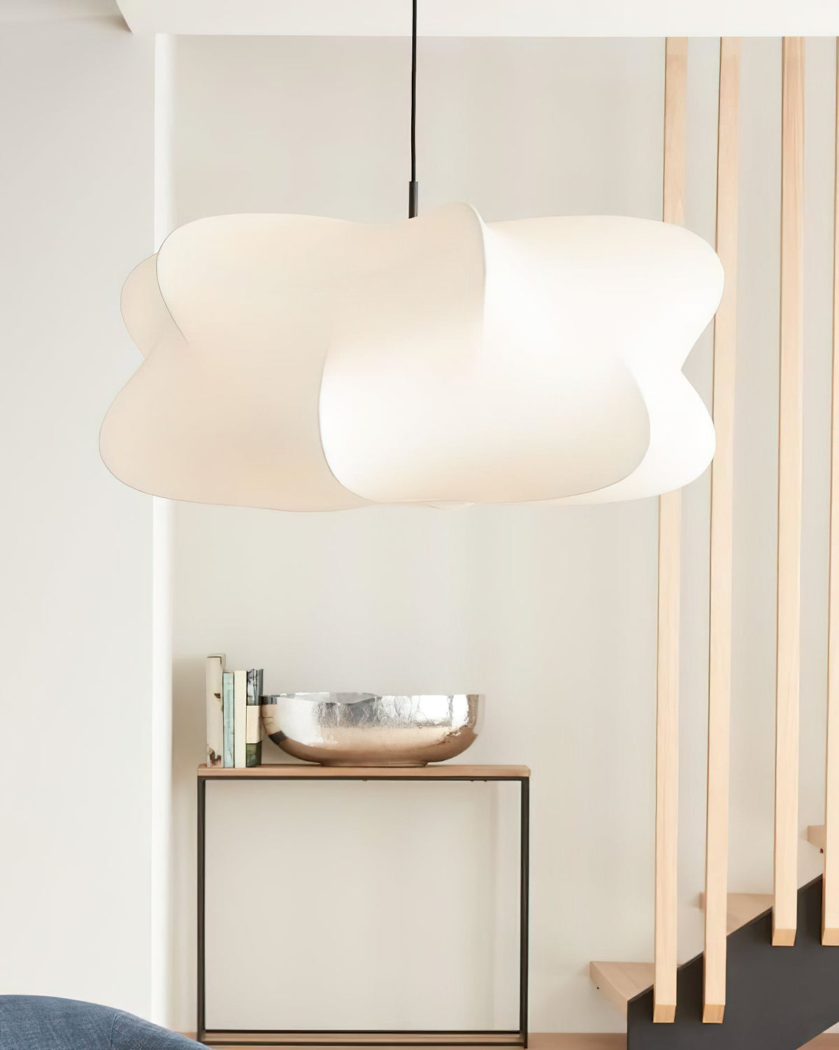 Luxe Silk nowoczesna lampa wisząca z jedwabiu