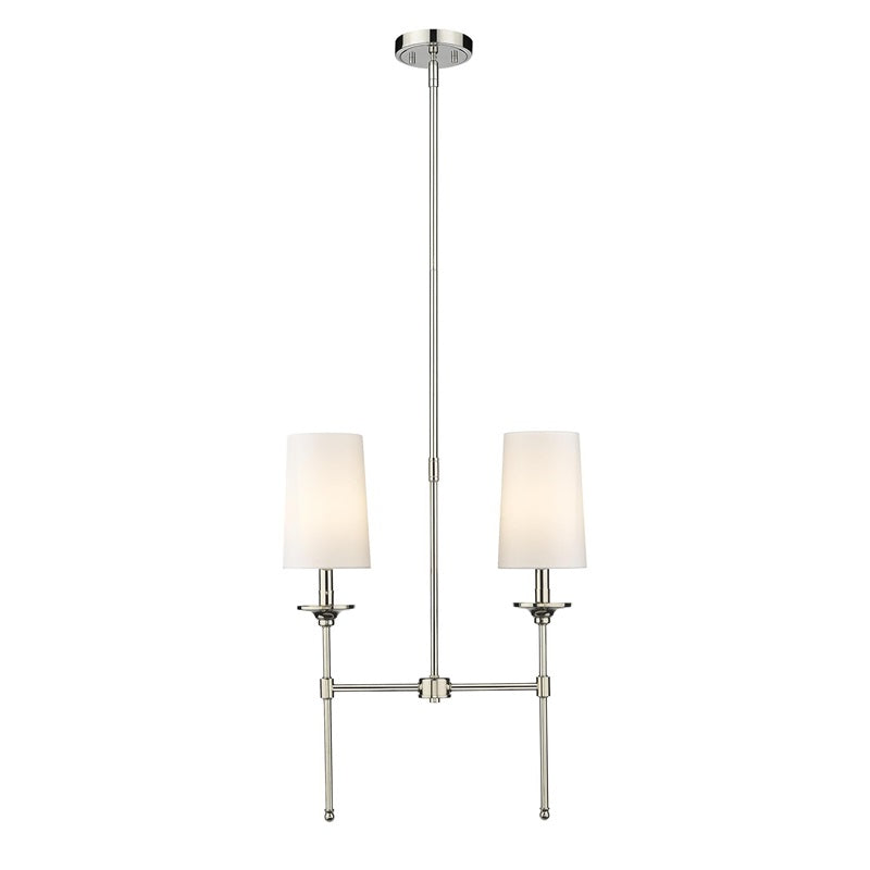 Cirelelia liniowa lampa wisząca płócienna vintage industrialna