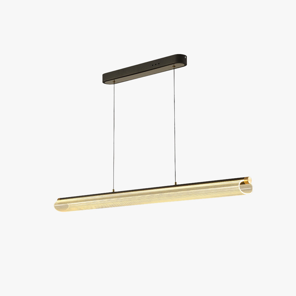 Arisha nowoczesna lampa wisząca LED przezroczysta metal jadalnia/salon/pokój na herbatę