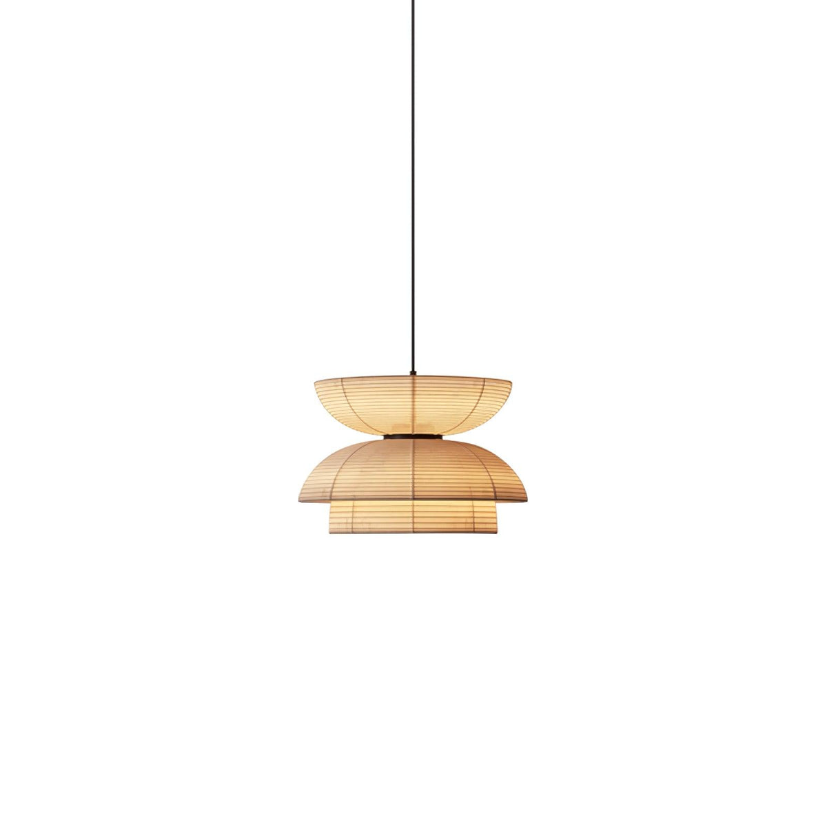 Zelvin artystyczna lampa wisząca ze szkła i płótna