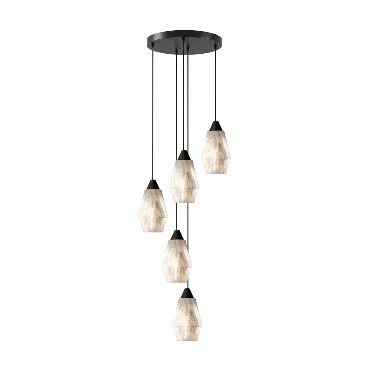 Aurevin Alabaster Cluster żyrandol