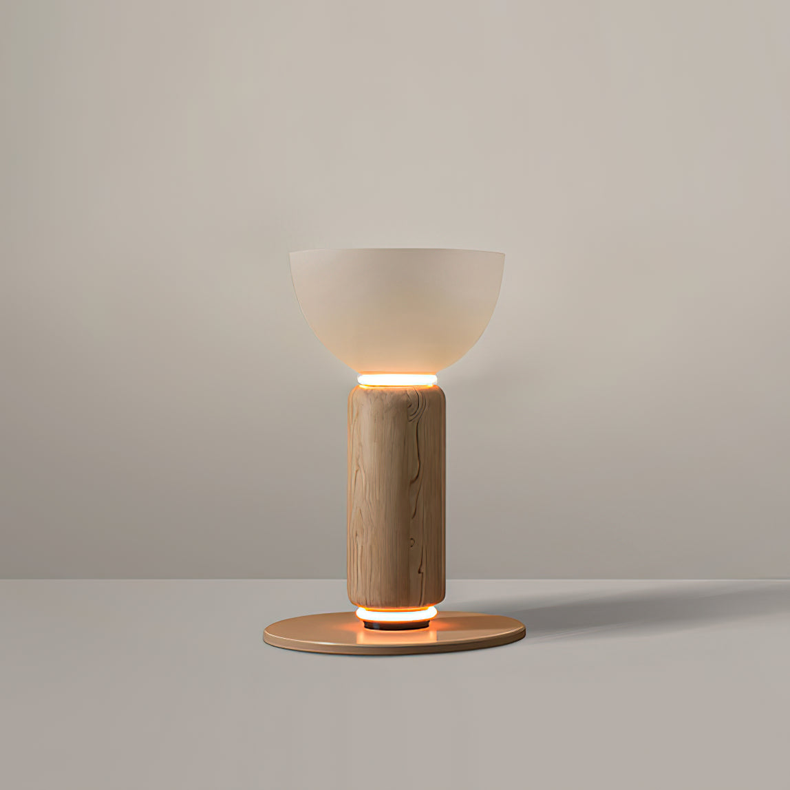 Gobletowa lampa stołowa