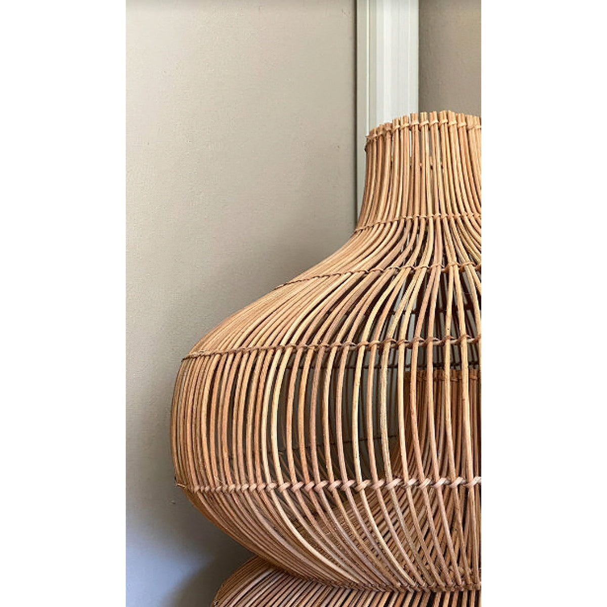 Wickle lampa wisząca